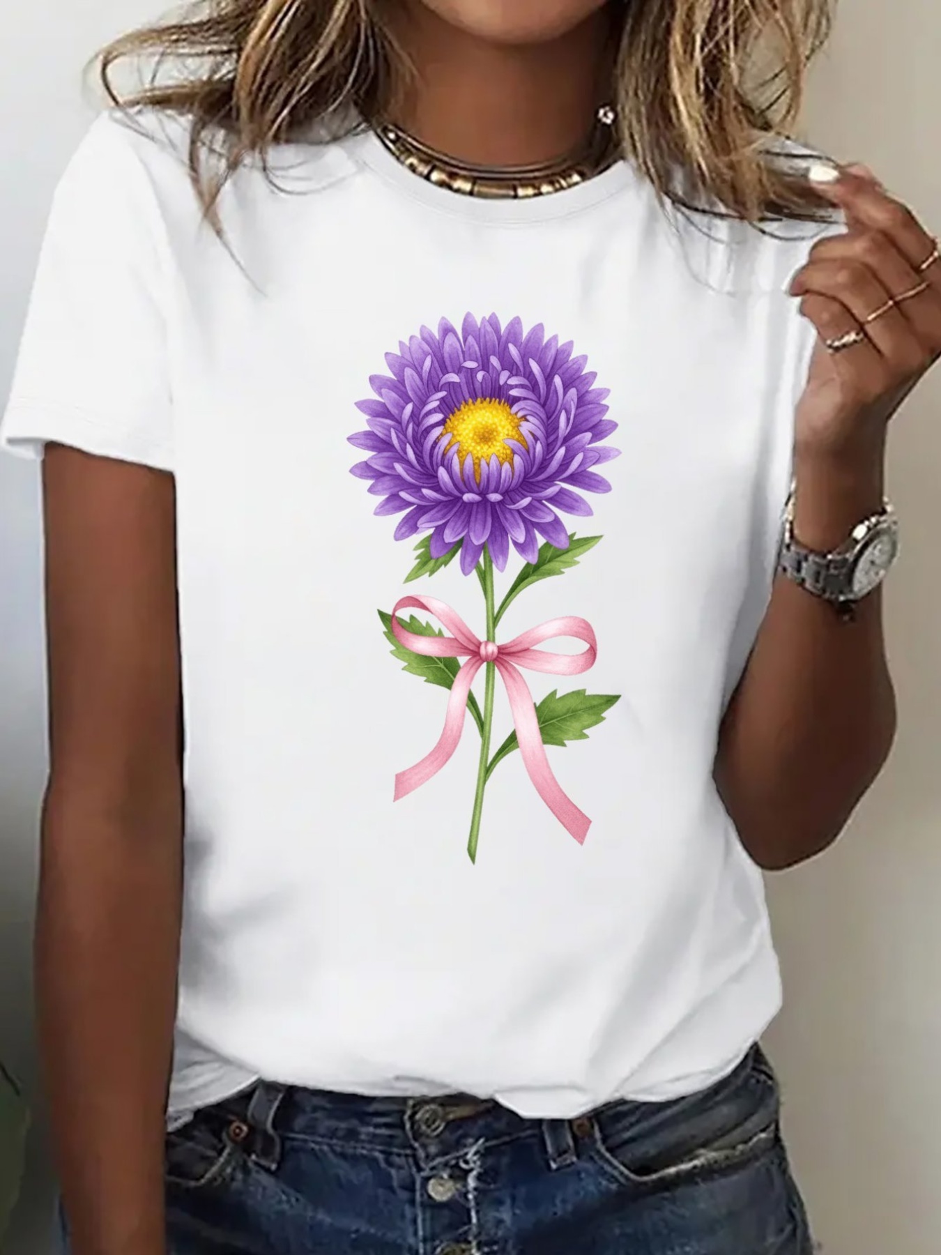 Soft Summer Yellow Clothing - ملابس نسائية بمقاسات كبيرة، تي شيرت