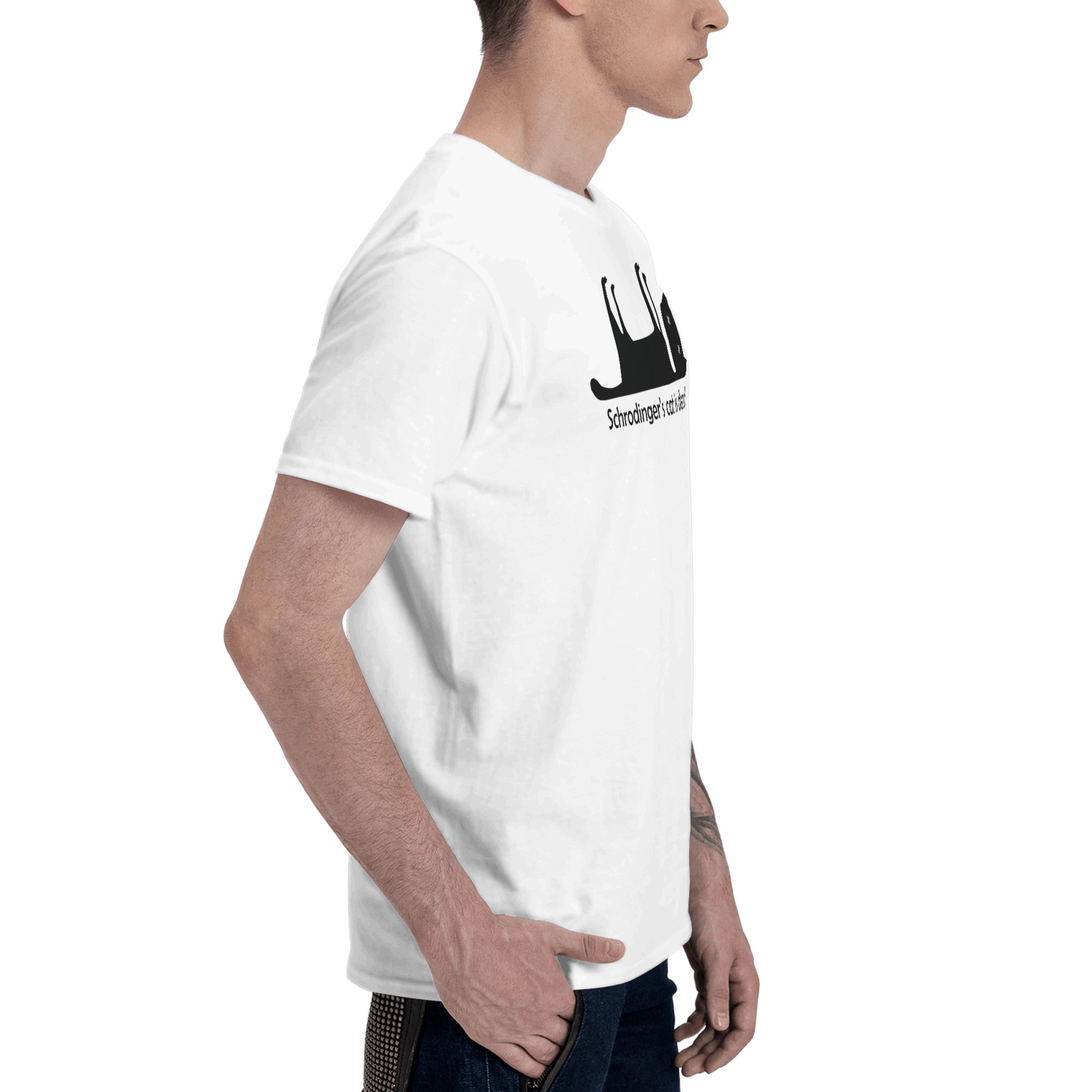 تي شيرت Schrodinger's Cat is D - مراجعة Summer Clothing Ideas Men وسعره