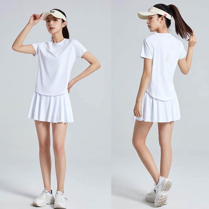 طقم تنورة تنس من قطعتين للنساء - مراجعة Summer Golf Clothing وسعره