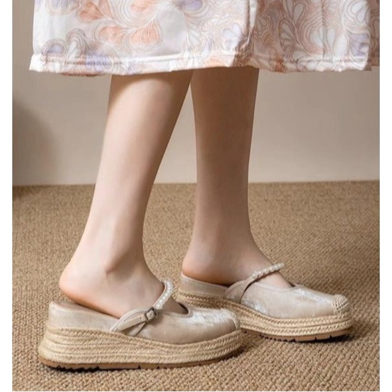 صنادل نسائية بتصميم صيني عصري  - مراجعة Summer Clothing Korea وسعره