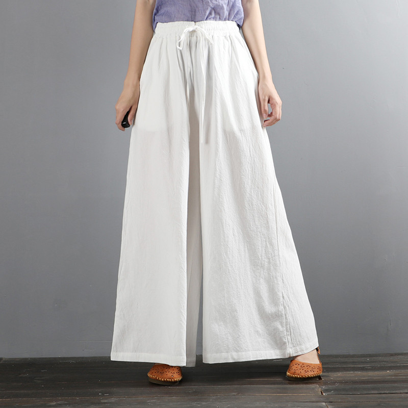 بنطلون واسع الساق للنساء موضة  - مراجعة Palazzo Pant Wide وسعره