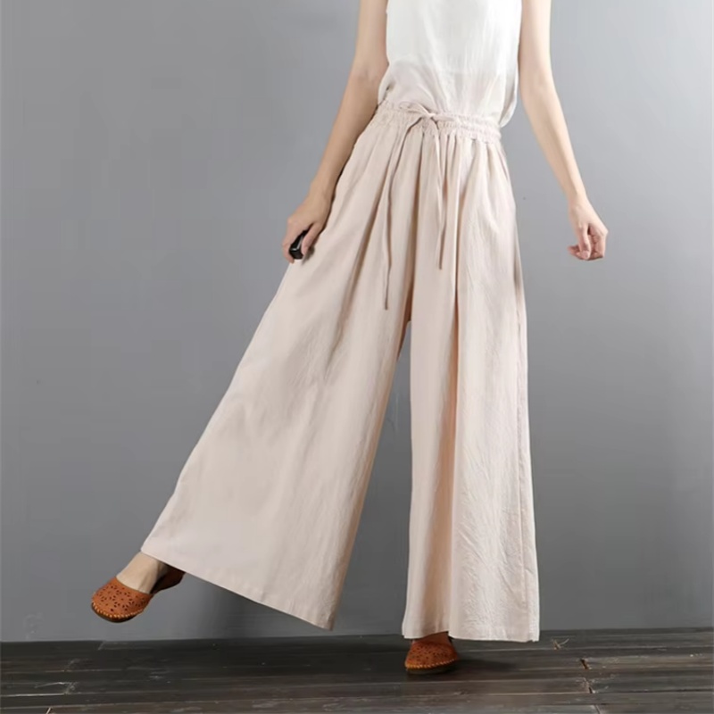بنطلون واسع الساق للنساء موضة  - مراجعة Palazzo Pant Wide وسعره