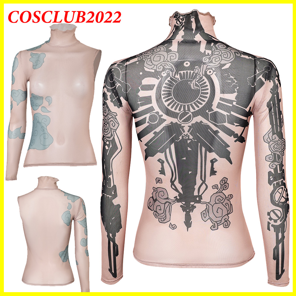 المرأة غامضة Jinx تأثيري قميص  - مراجعة Summer Clothing Cheap وسعره