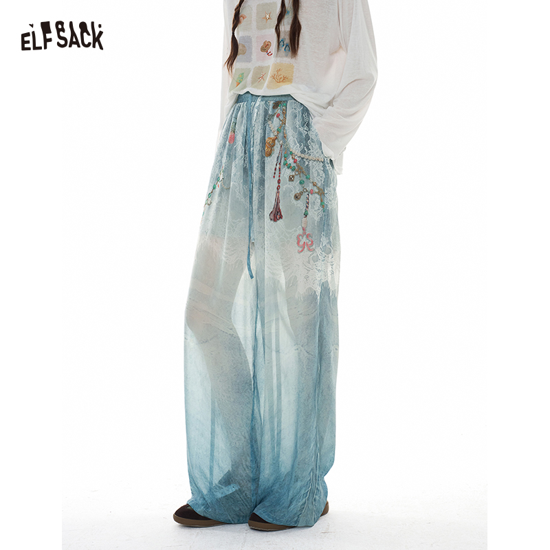 بنطلون نسائي واسع الساق من ELF - مراجعة Palazzo Pant Wide وسعره