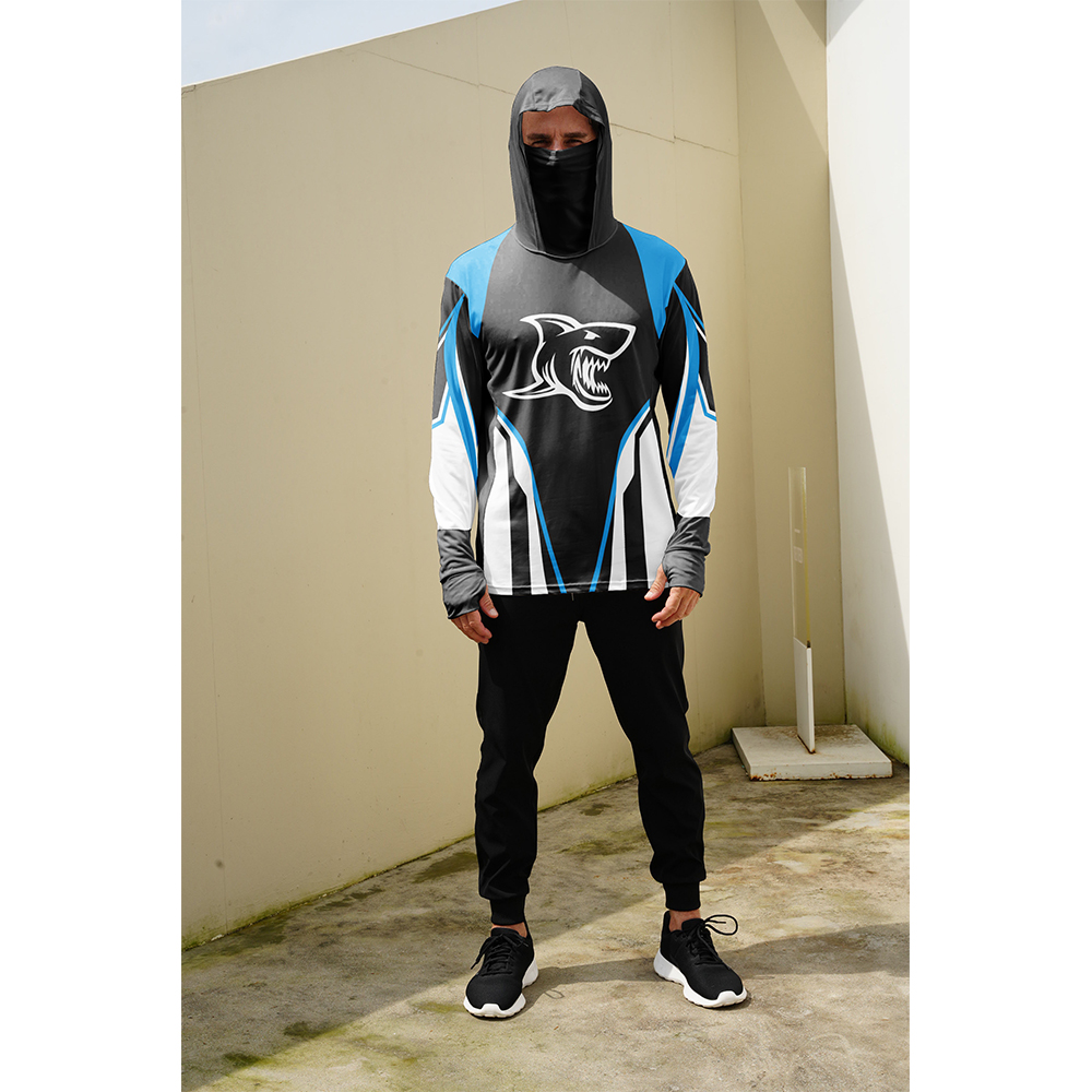 قمصان صيد للرجال مع قناع وغطاء - مراجعة Summer Clothing Guys وسعره