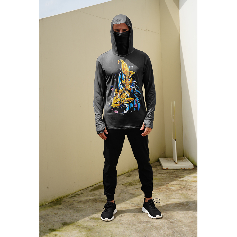 قمصان صيد للرجال مع قناع وغطاء - مراجعة Summer Clothing Guys وسعره