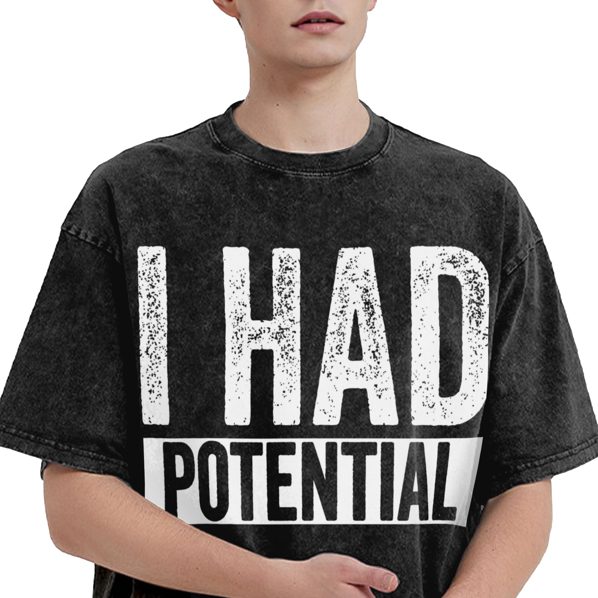 تي شيرتات I Had Potential للرج - مراجعة Summer Clothing Ideas Men وسعره