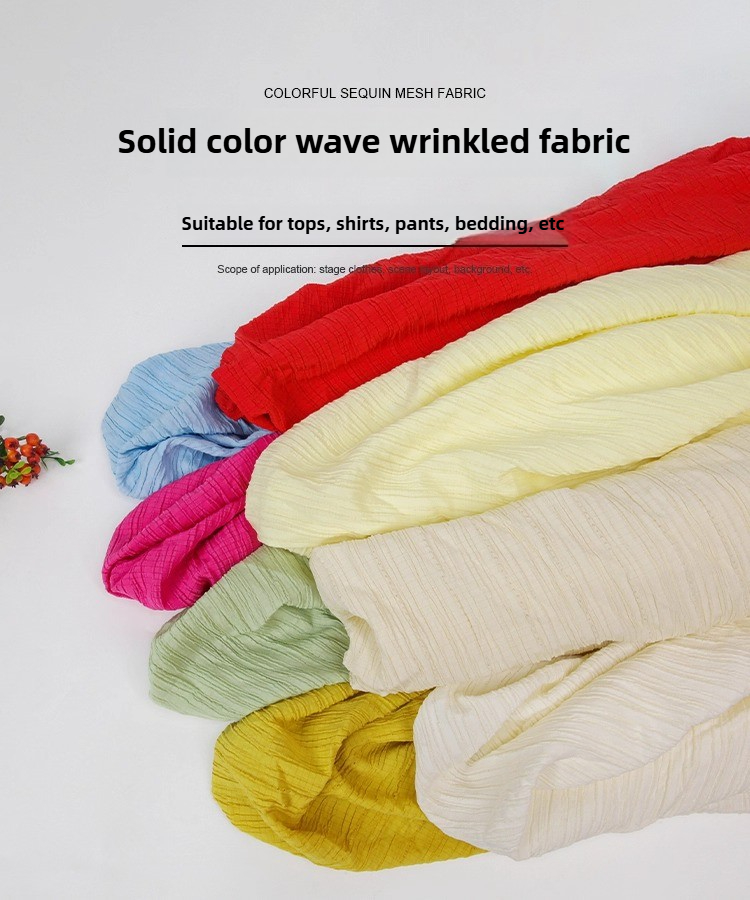 عادي الشيفون مطوي النسيج بالمت - مراجعة Soft Summer Yellow Clothing وسعره