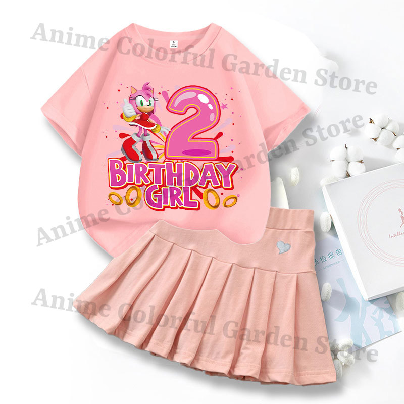 طقم تي شيرت وتنورة للأطفال من  - مراجعة Summer Loving Clothing وسعره