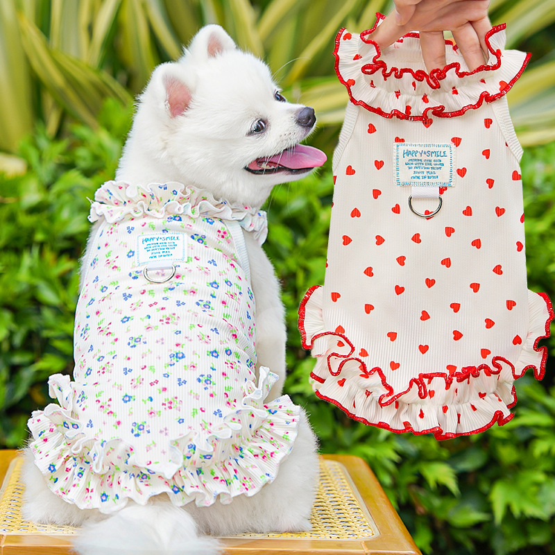 فستان أنيق للكلاب بنقشة الزهور - مراجعة Summer Loving Clothing وسعره