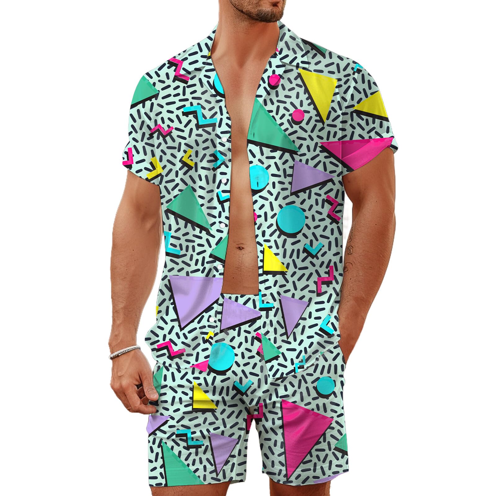 طقم قميص رجالي صيفي بتصميم هند - مراجعة Summer Clothing Guys وسعره