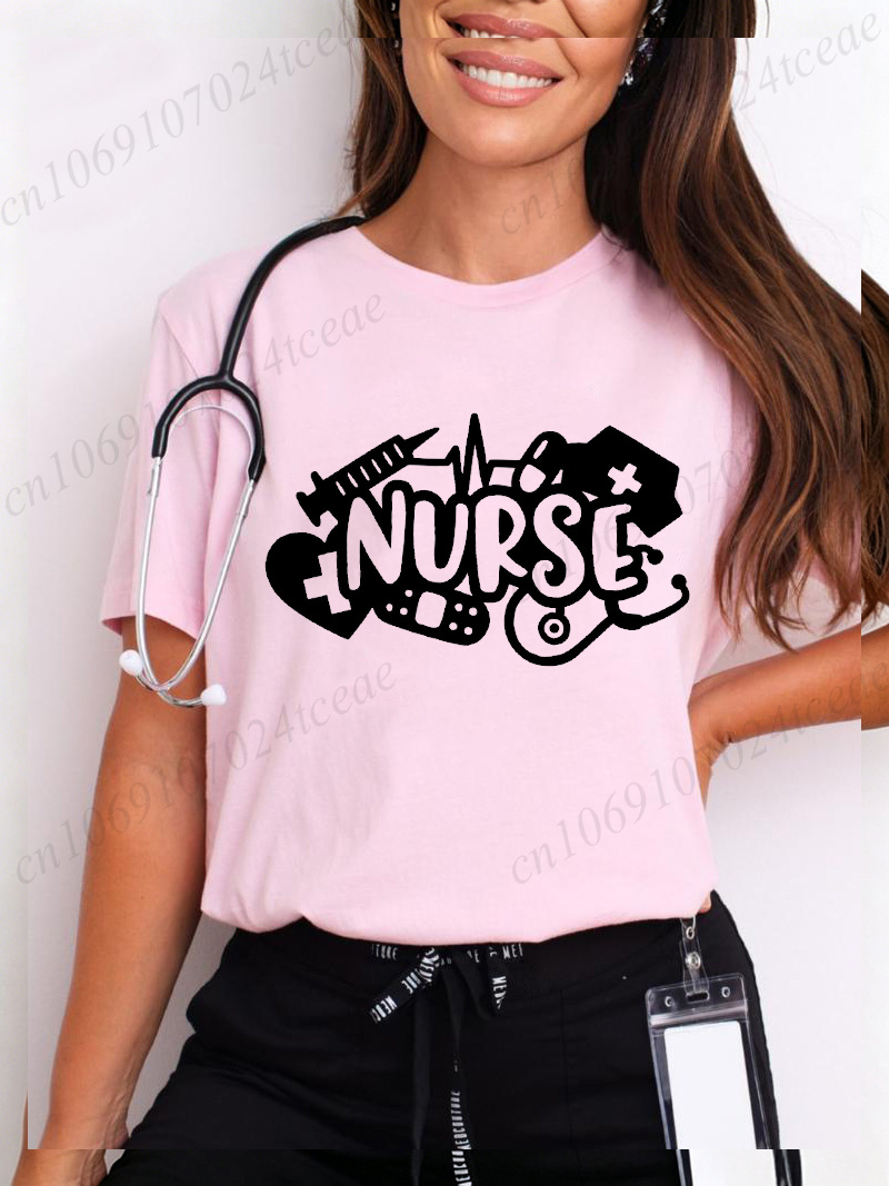 تي شيرت نسائي بطبعة Love Nurse - مراجعة Summer Loving Clothing وسعره
