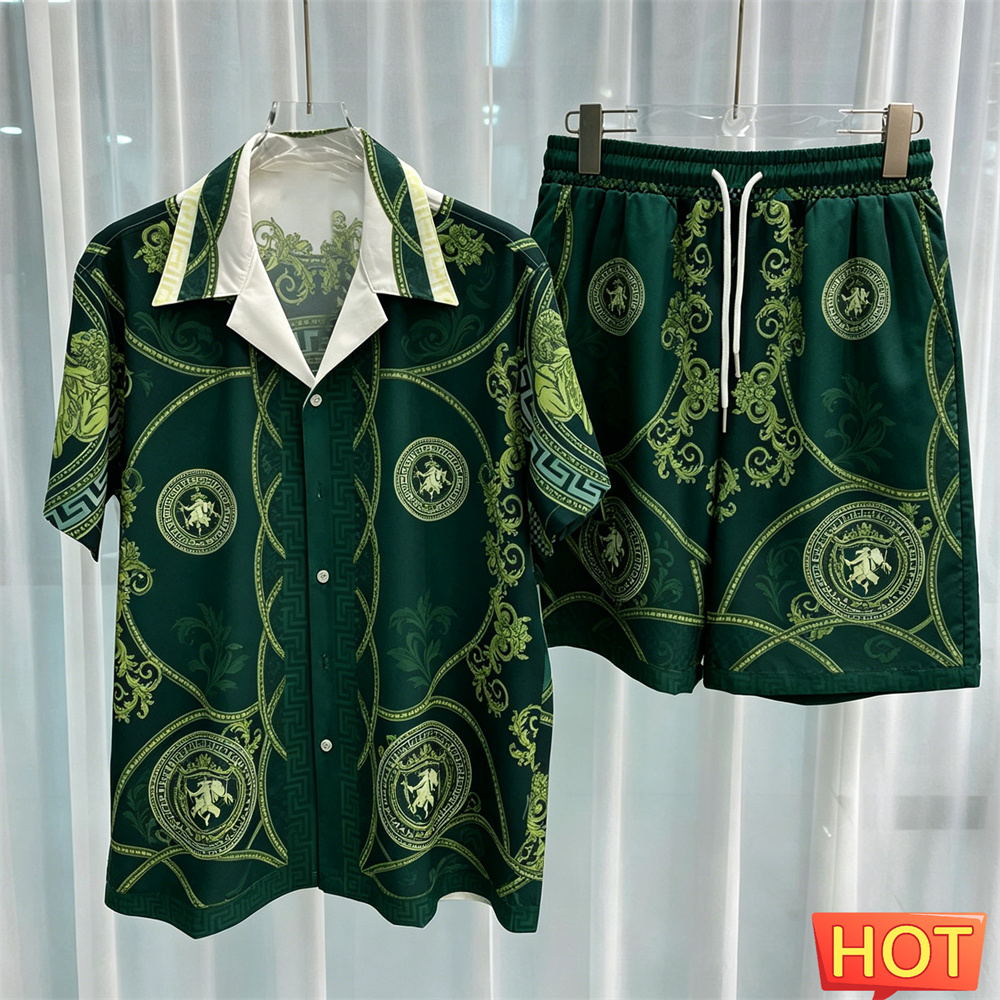 طقم قميص رجالي فاخر من قطعتين  - مراجعة Summer Clothing Guys وسعره