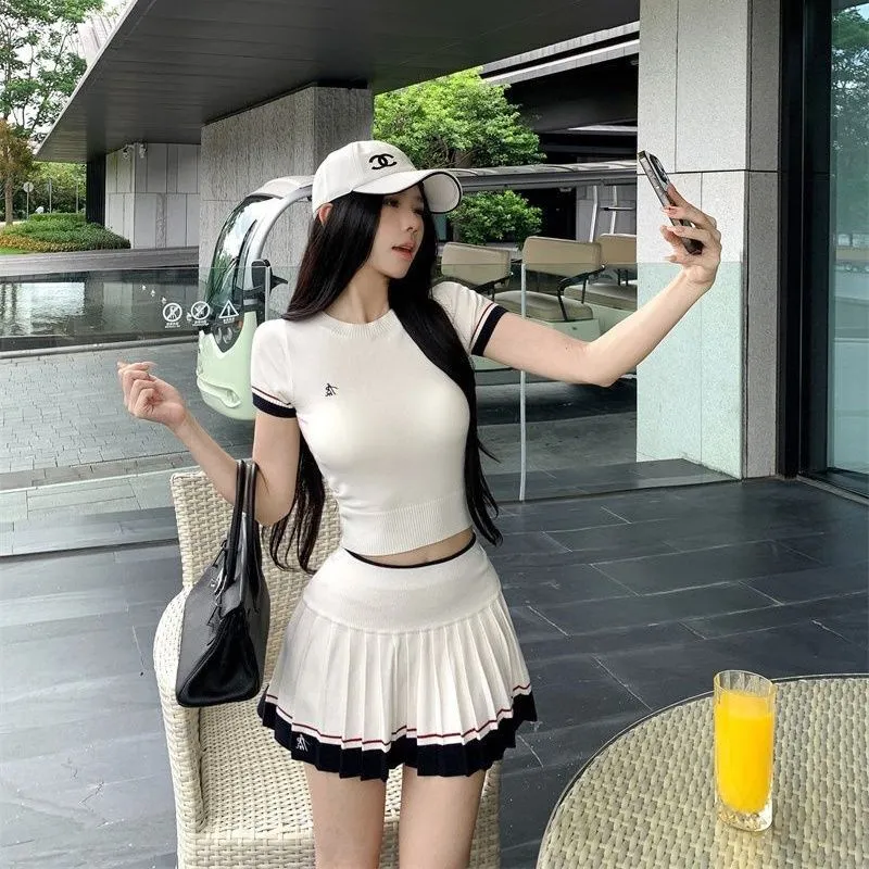 بدلة صيفية كورية من قطعتين، بد - مراجعة Summer Golf Clothing وسعره