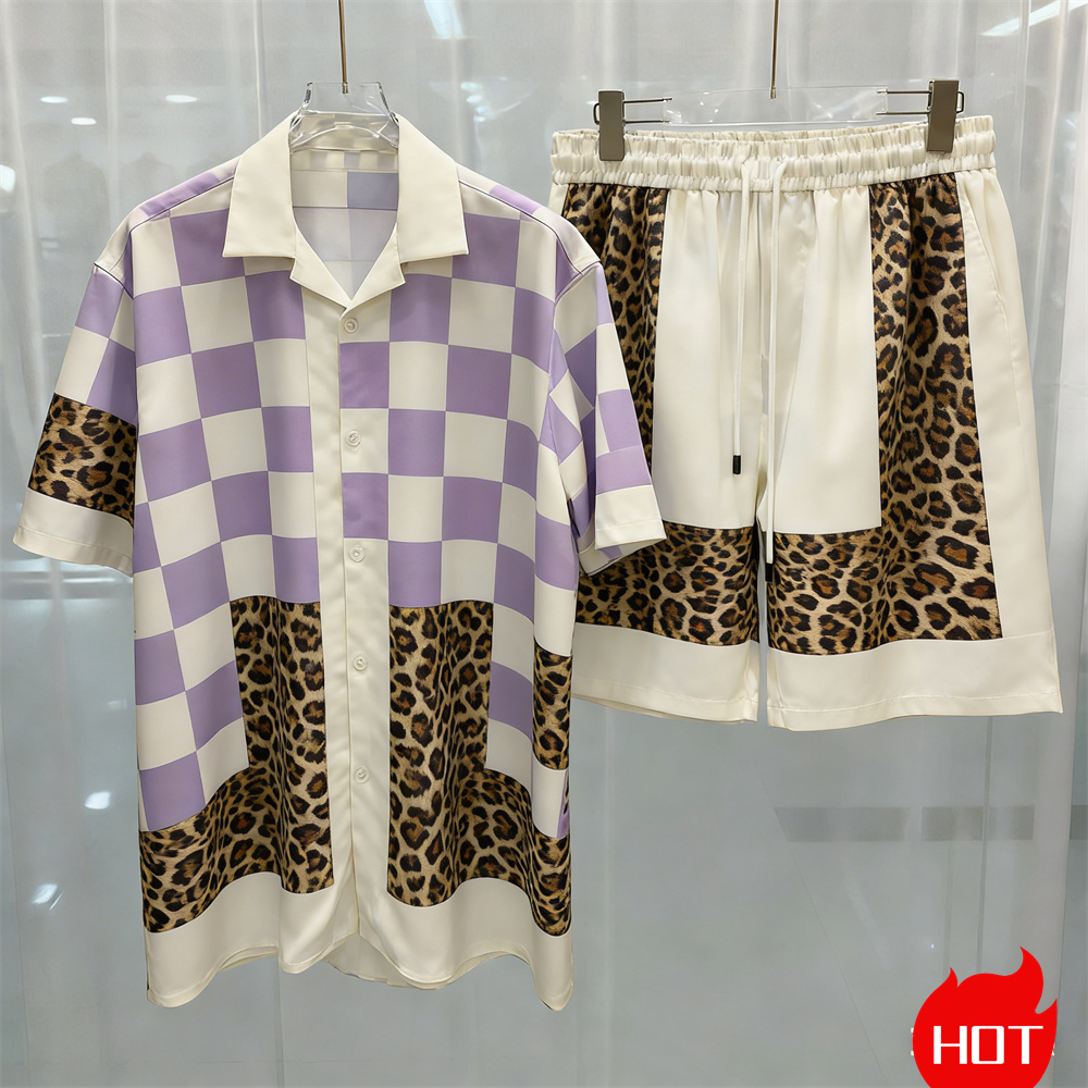 طقم شورت شاطئ رجالي صيفي عصري  - مراجعة Summer Clothing Guys وسعره