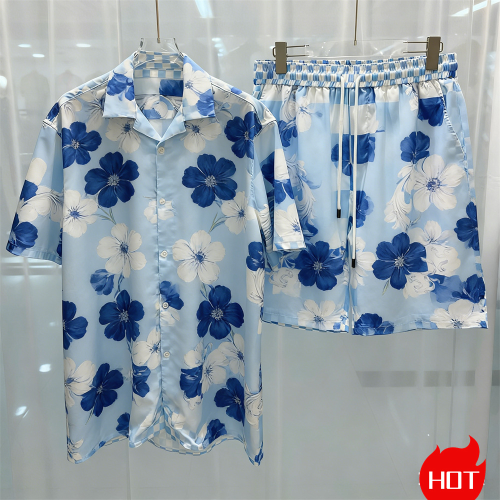 طقم شورت شاطئ رجالي صيفي عصري  - مراجعة Summer Clothing Guys وسعره
