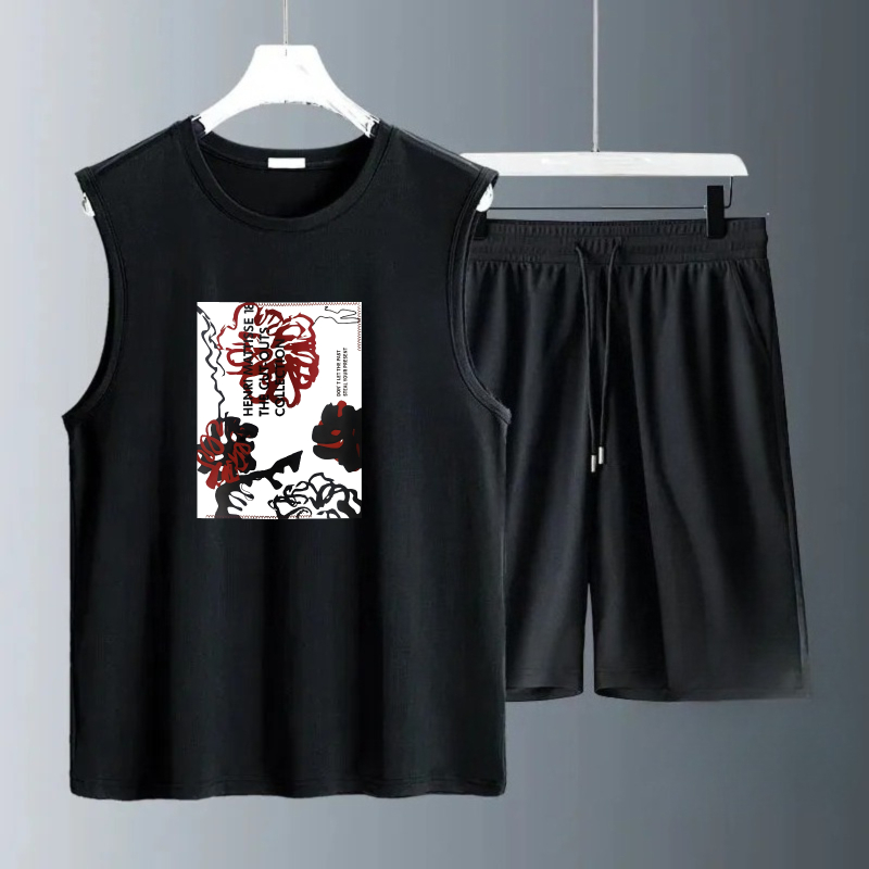 طقم تيشيرتات رجالية بدون أكمام - مراجعة Summer Clothing Mens وسعره