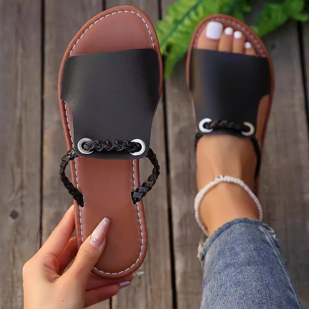 شباشب نسائية مسطحة كاجوال صيف  - مراجعة Summer Clothing Modest وسعره
