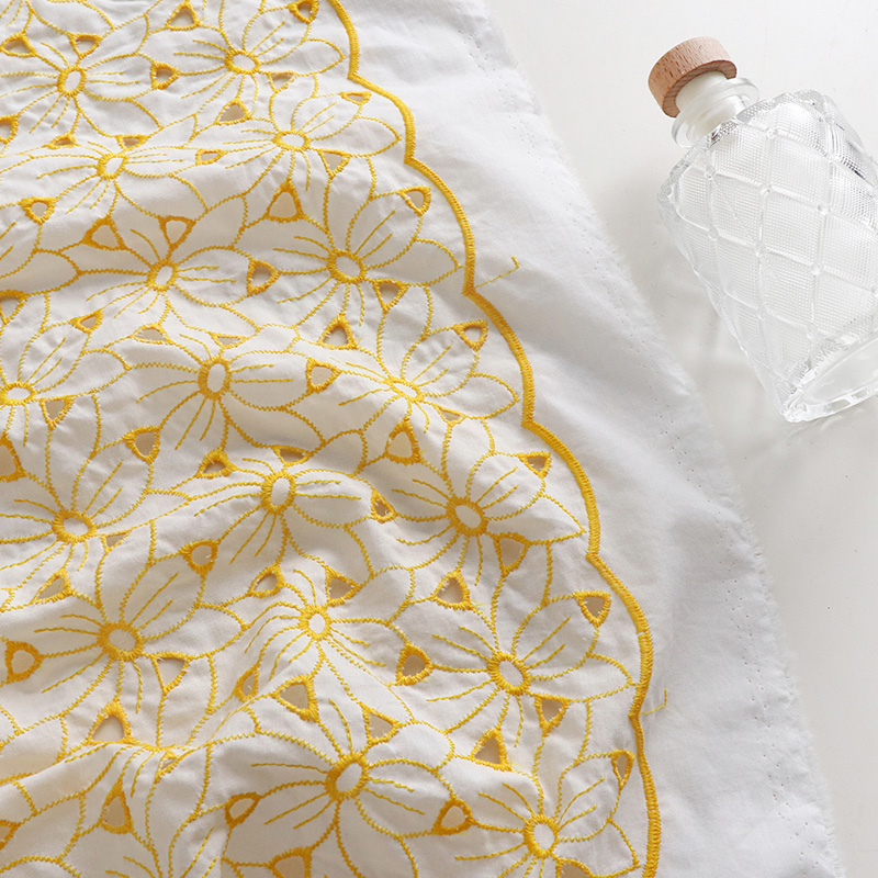 عالية الجودة القطن tecido الأص - مراجعة Soft Summer Yellow Clothing وسعره