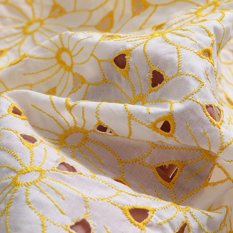 عالية الجودة القطن tecido الأص - مراجعة Soft Summer Yellow Clothing وسعره